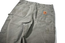 画像5: 12' Used Carhartt Duck Double Knee Carpenter Pants Moss カーハート (5)