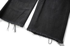 画像3: 20' Used Carhartt Duck Carpenter Pants Black カーハート (3)