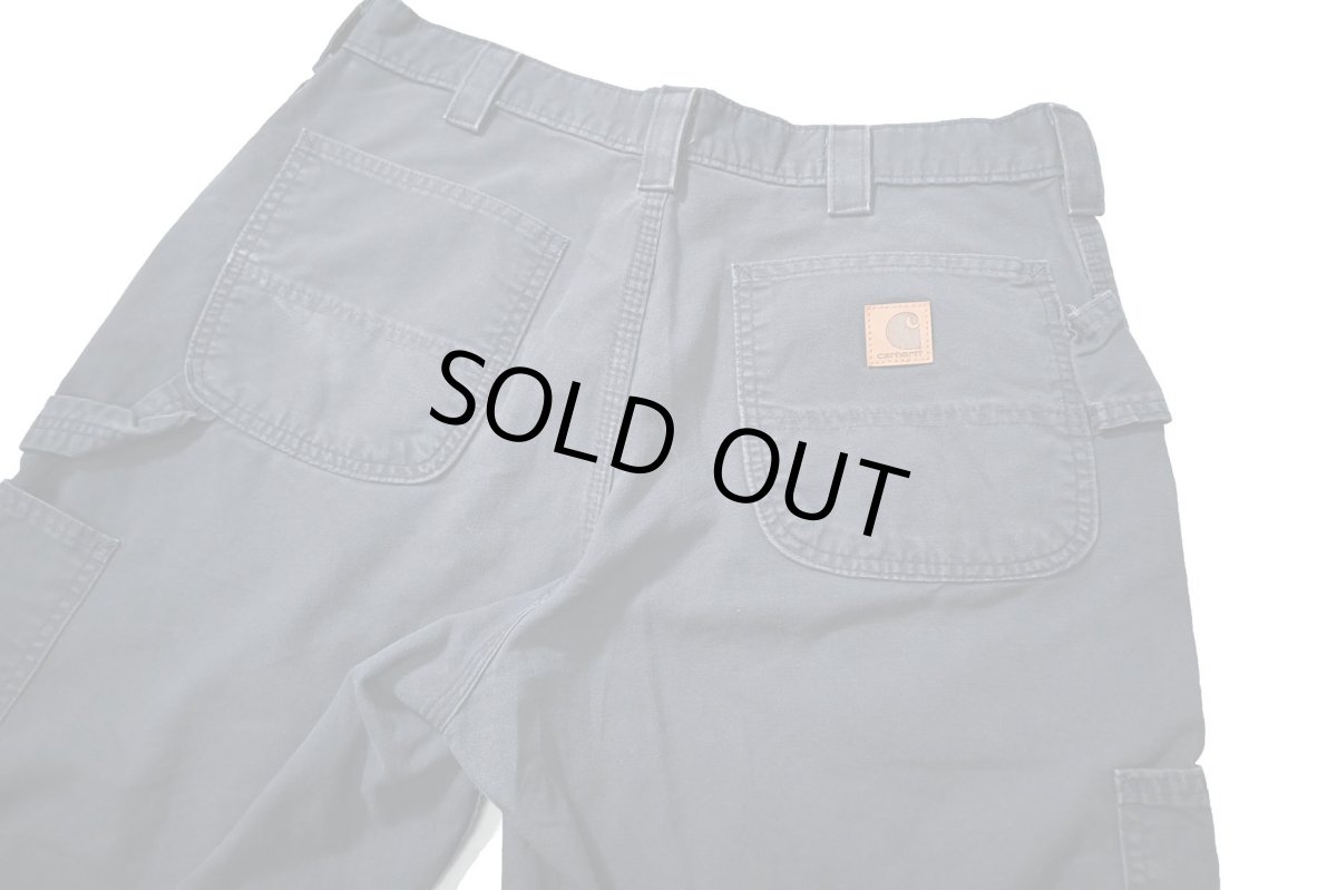 画像4: 19' Used Carhartt B151 Canvas Utility Work Pants Navy カーハート (4)