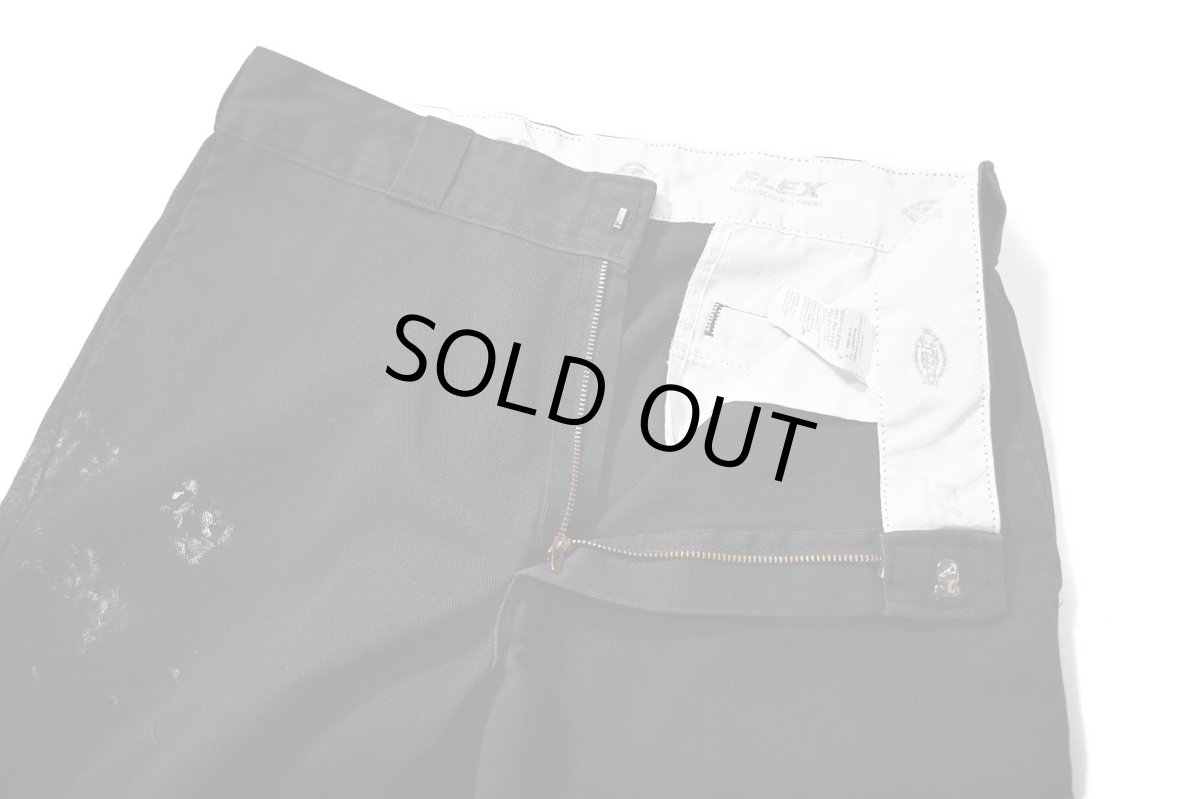画像5: Used Dickies 874 Flex Painted Work Pants Black (5)