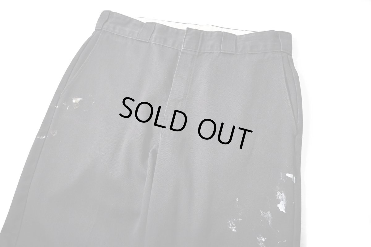 画像2: Used Dickies 874 Painted Work Pants Black (2)