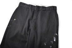画像2: Used Dickies 874 Painted Work Pants Black (2)