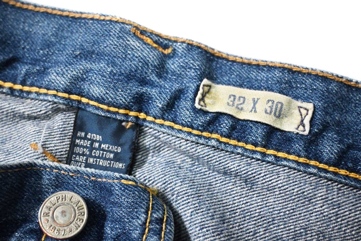 画像8: 90-00s Used Polo Ralph Lauren Denim Pants Vintage 67 ラルフローレン (8)