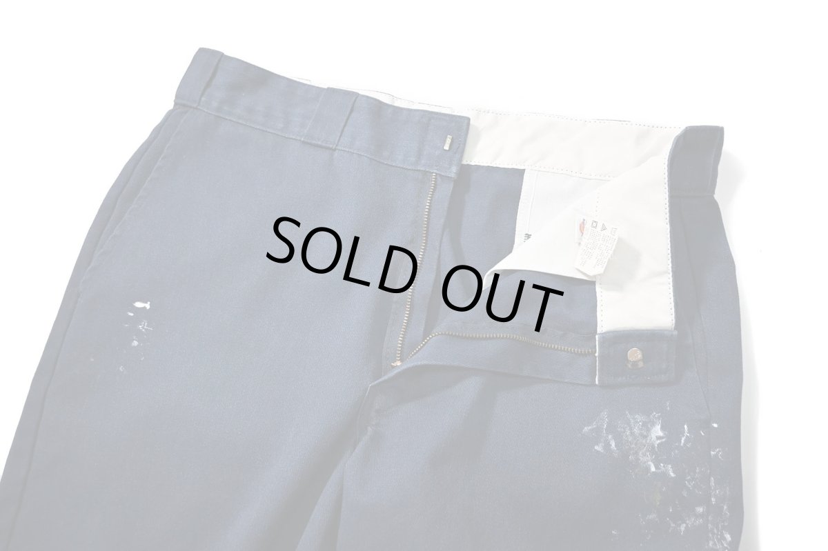 画像6: Used Dickies 874 Painted Work Pants Navy (6)