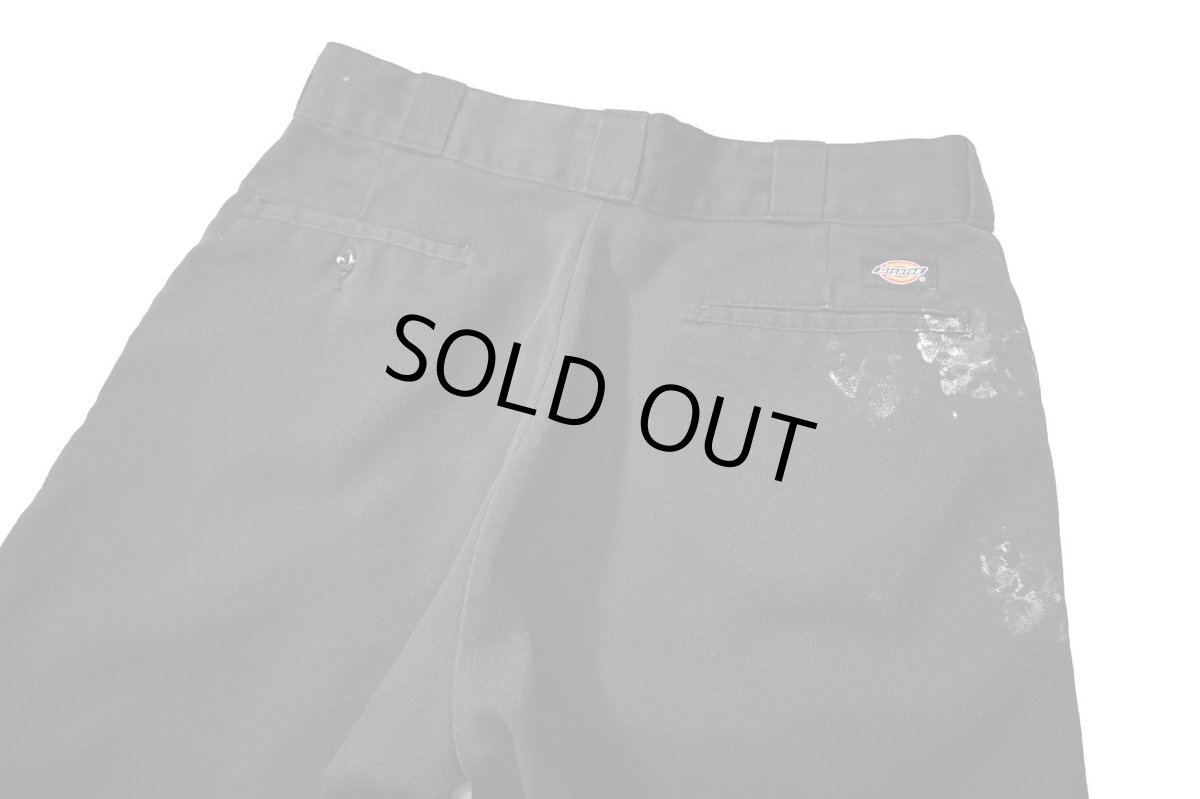 画像4: Used Dickies 874 Flex Painted Work Pants Black (4)