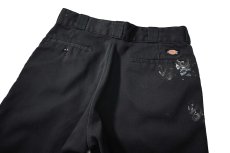 画像4: Used Dickies 874 Flex Painted Work Pants Black (4)