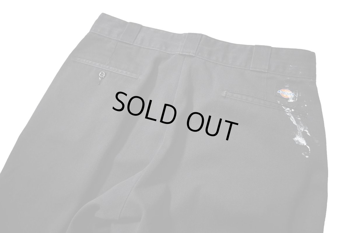 画像4: Used Dickies 874 Painted Work Pants Black (4)