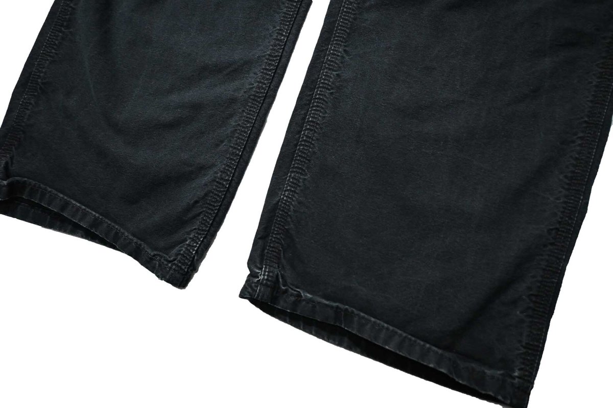 画像3: 08' Used Carhartt B151 Canvas Utility Work Pants Black カーハート (3)