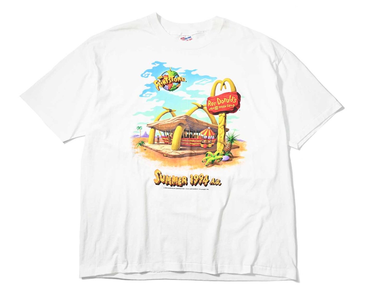画像1: 90s Used McDonald's Print Tee made in USA (1)