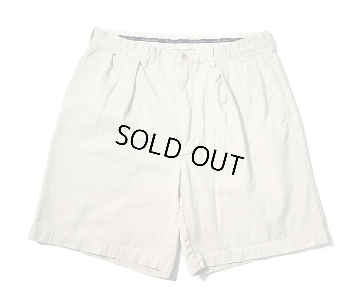 画像1: 90-00s Used Polo Ralph Lauren Tyler Shorts Stone (1)