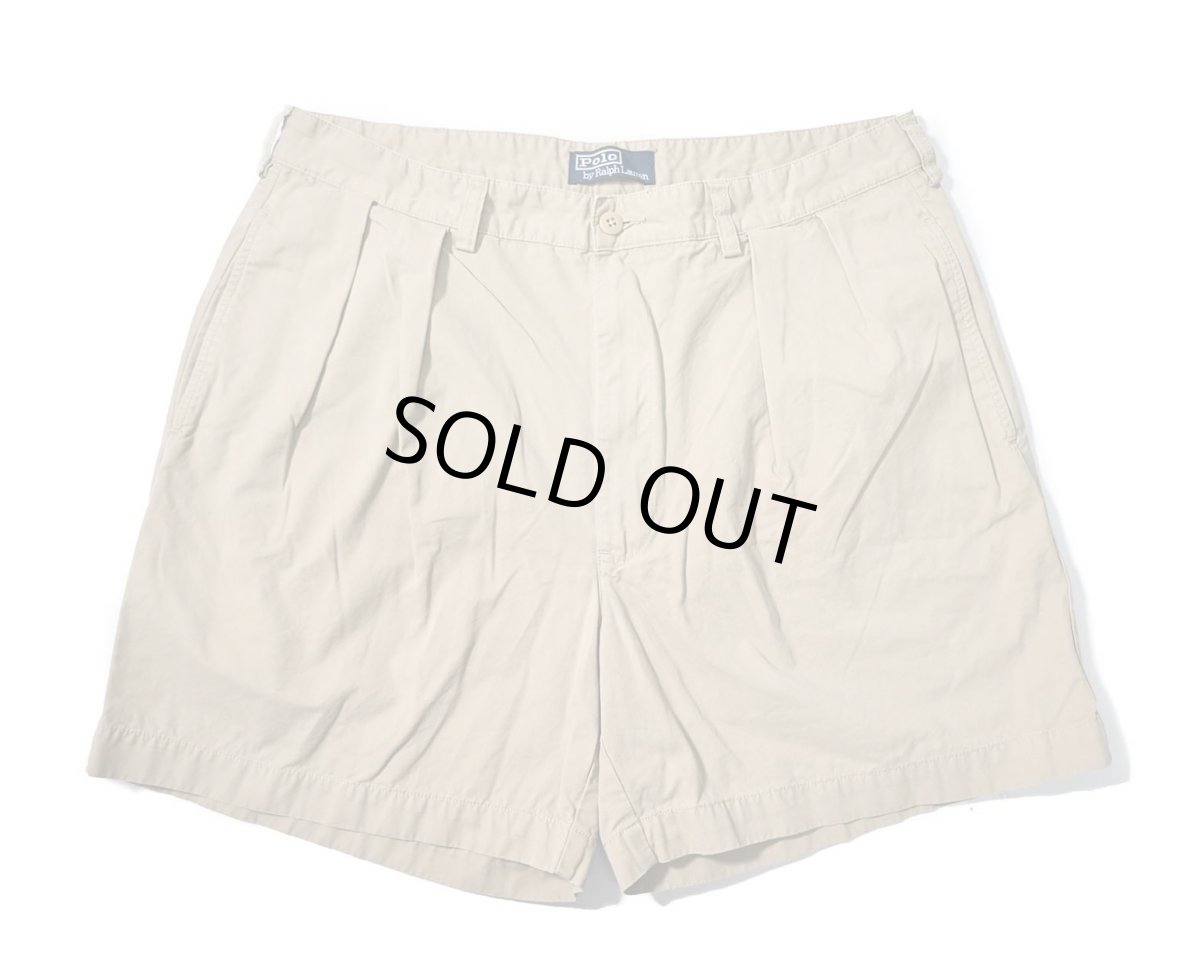 画像1: 90-00s Used Polo Ralph Lauren Andrew Shorts Khaki (1)