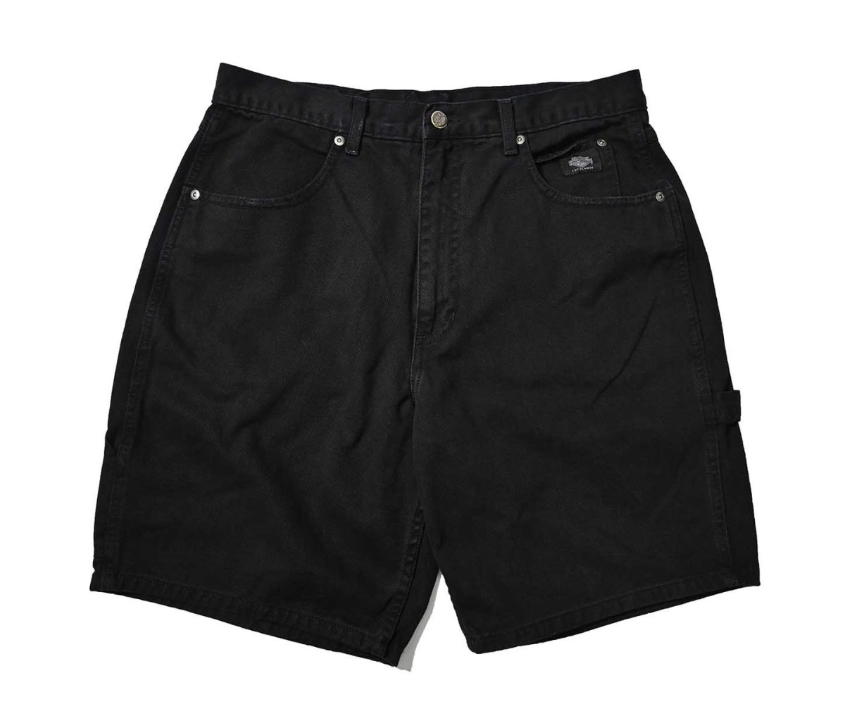 画像1: 90-00s Used Harley-Davidson Denim Shorts made in USA (1)
