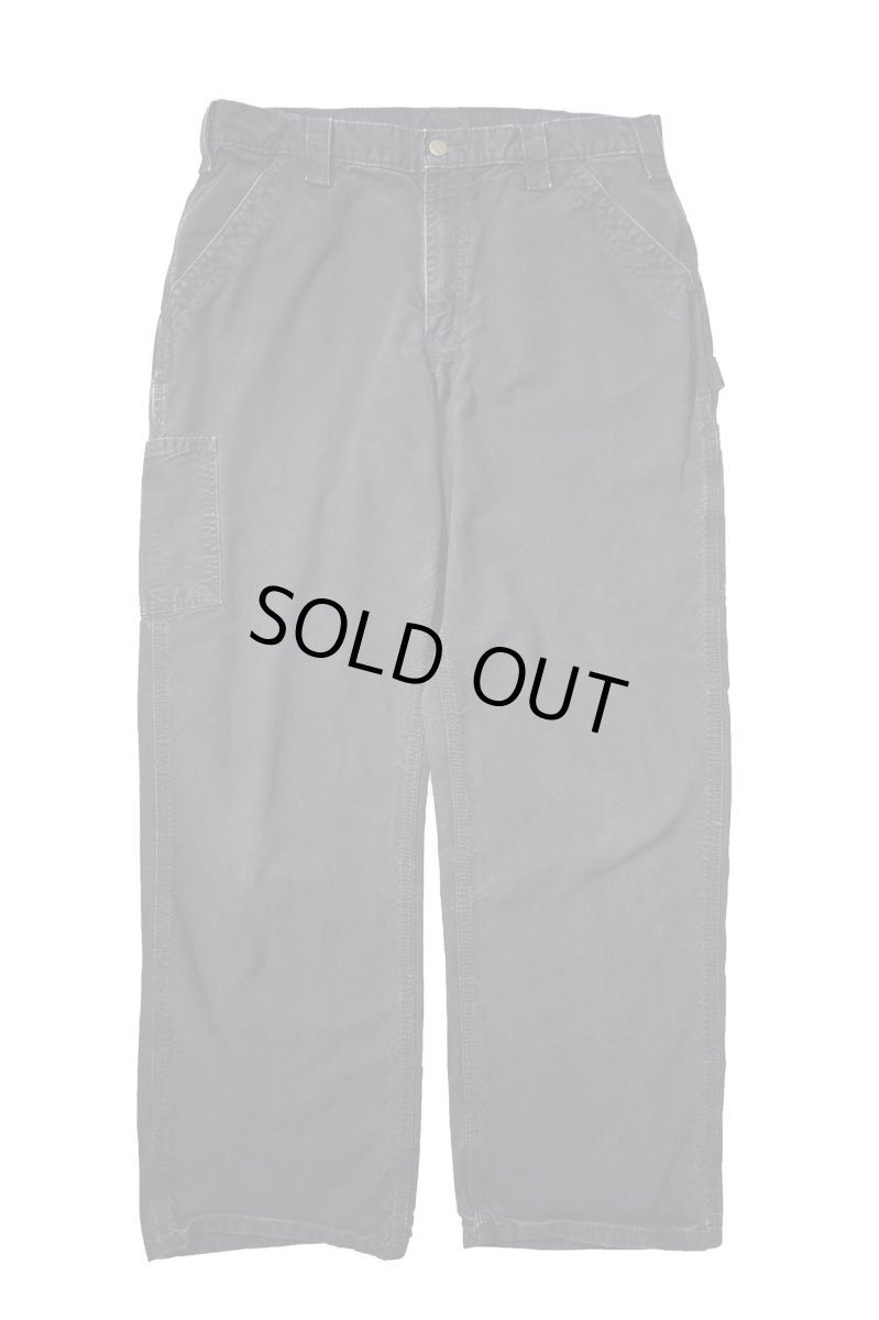 画像1: 08' Used Carhartt B151 Canvas Utility Work Pants Black カーハート (1)