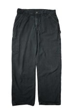 画像1: 08' Used Carhartt B151 Canvas Utility Work Pants Black カーハート (1)
