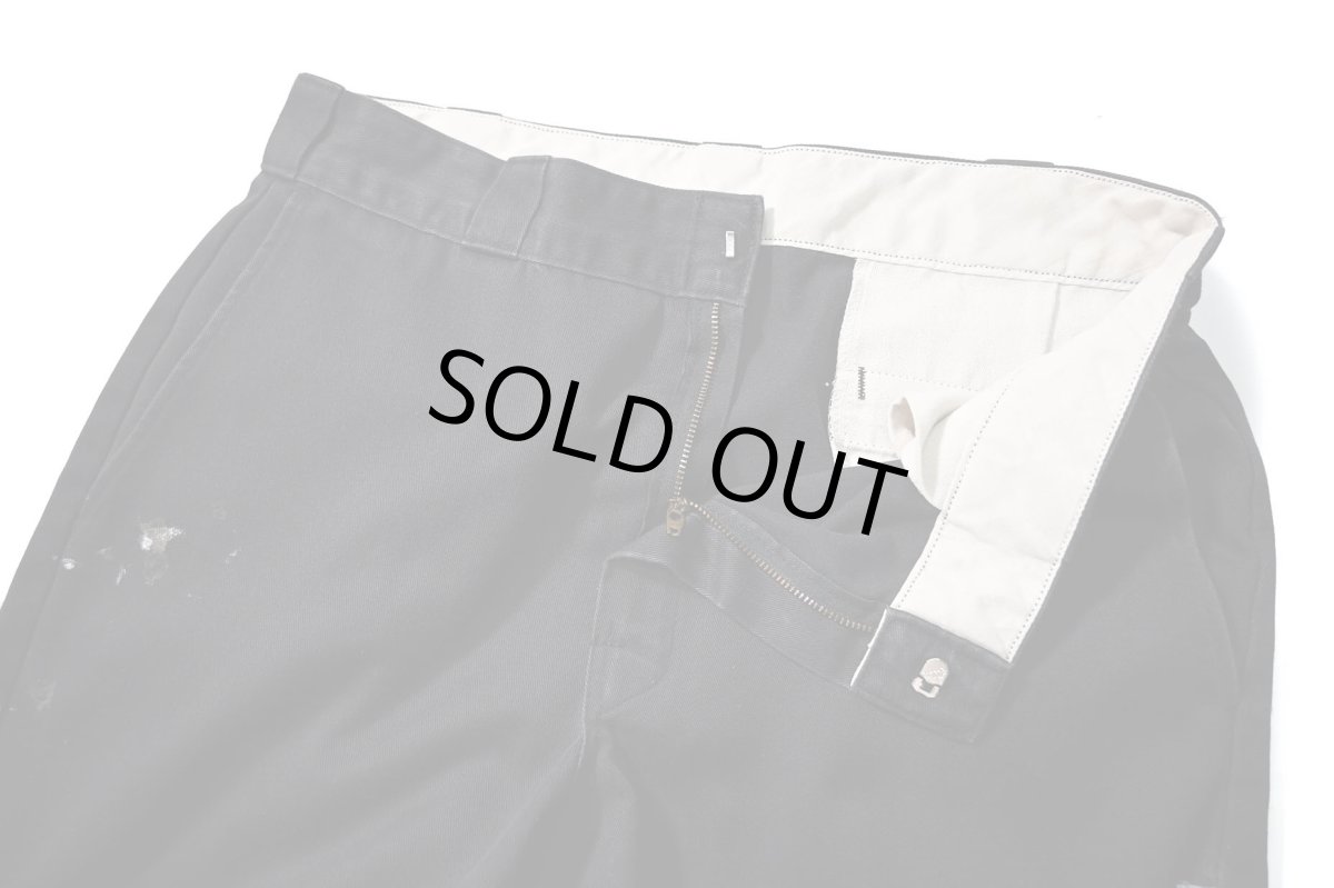 画像5: Used Dickies 874 Painted Work Pants Black (5)