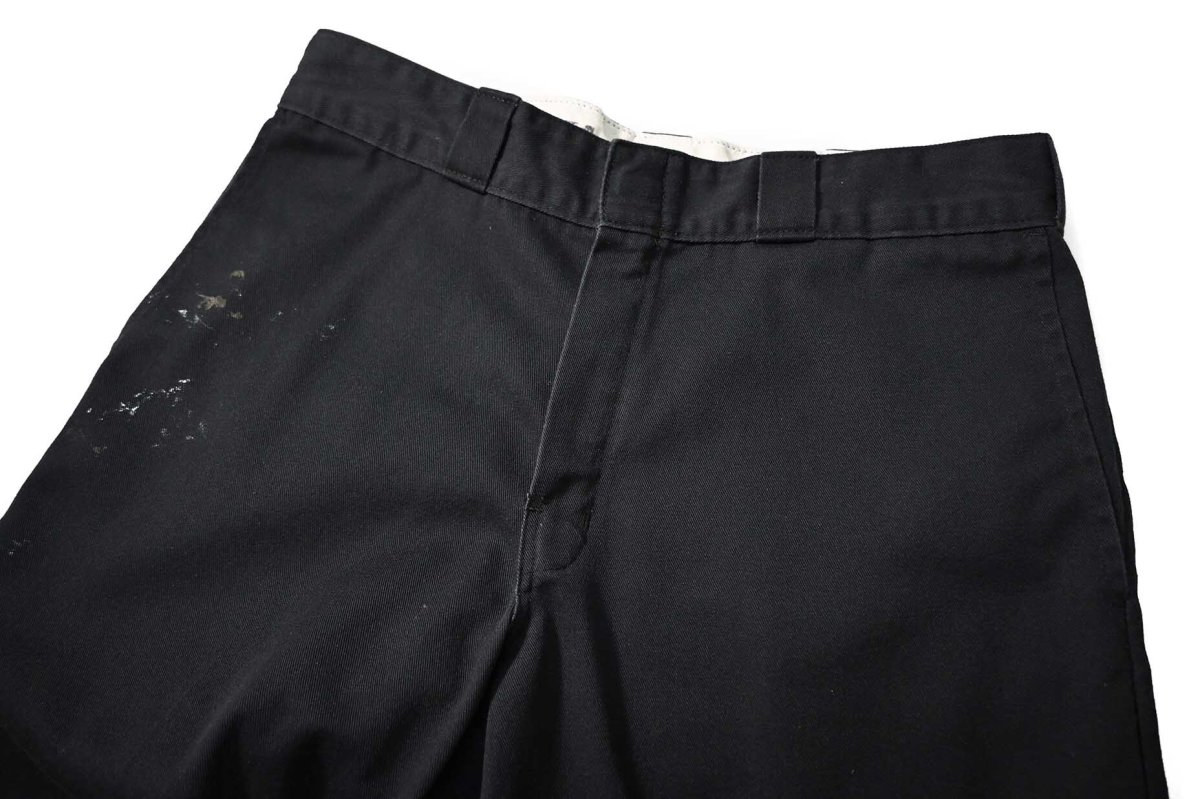 画像2: Used Dickies 874 Painted Work Pants Black (2)