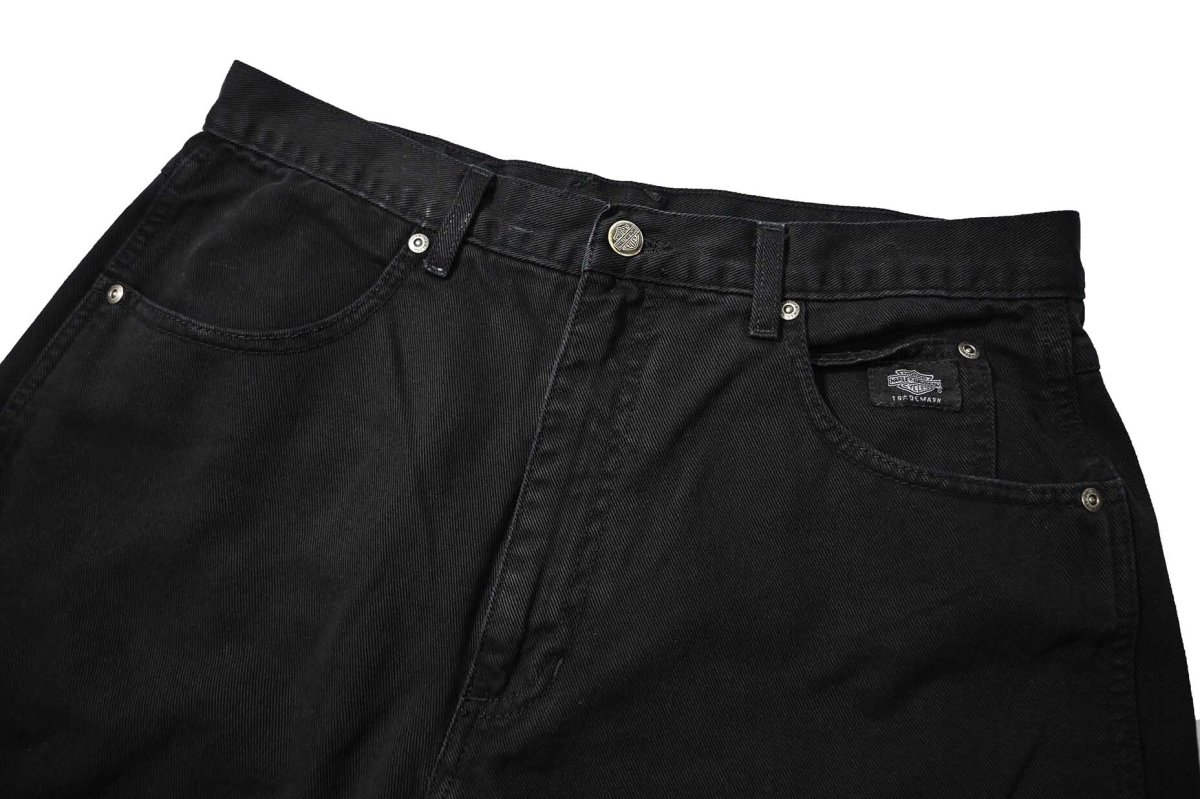 画像2: 90-00s Used Harley-Davidson Denim Shorts made in USA (2)