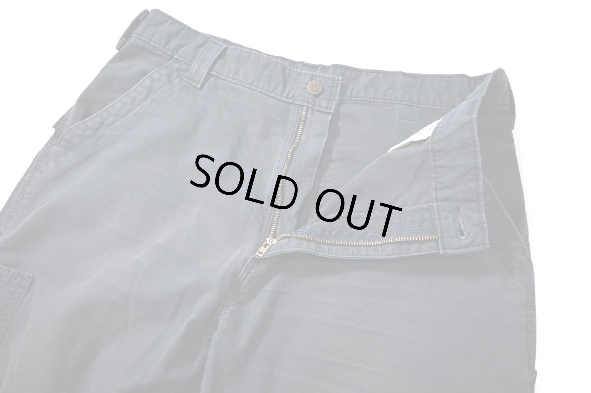 画像5: 19' Used Carhartt B151 Canvas Utility Work Pants Navy カーハート (5)