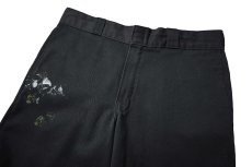 画像2: Used Dickies 874 Flex Painted Work Pants Black (2)