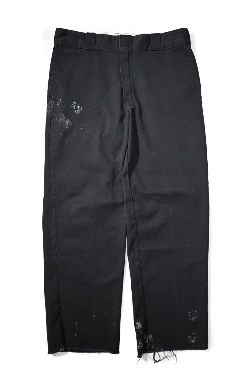 画像1: Used Dickies 874 Flex Painted Work Pants Black (1)