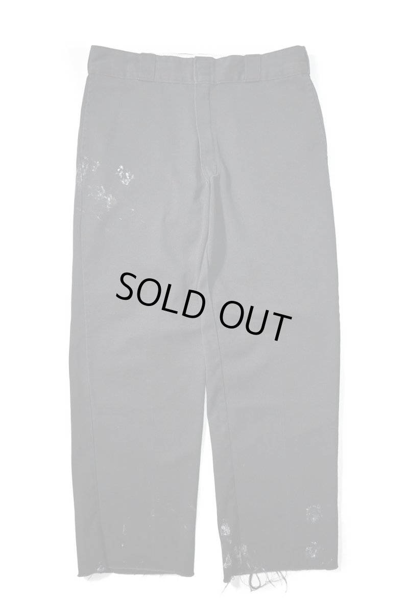 画像1: Used Dickies 874 Flex Painted Work Pants Black (1)