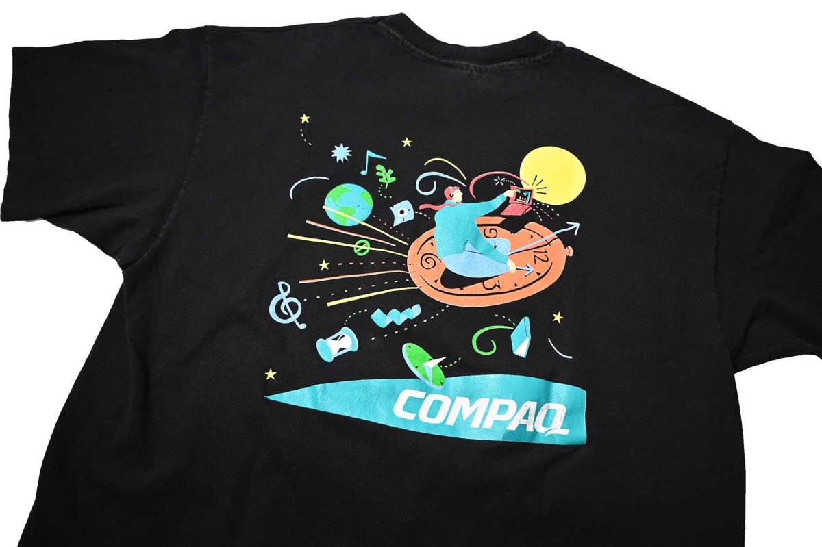 画像6: 90s Used Compaq Print Tee made in USA (6)