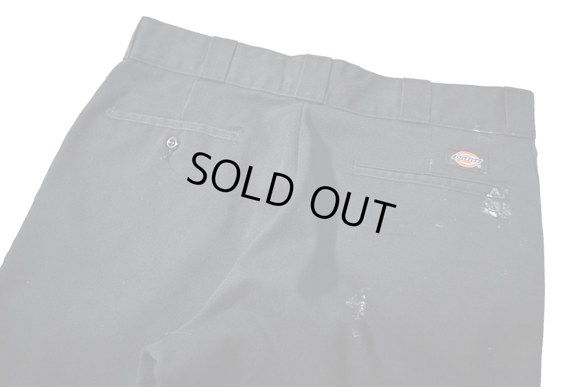 画像4: Used Dickies 874 Flex Painted Work Pants Black (4)