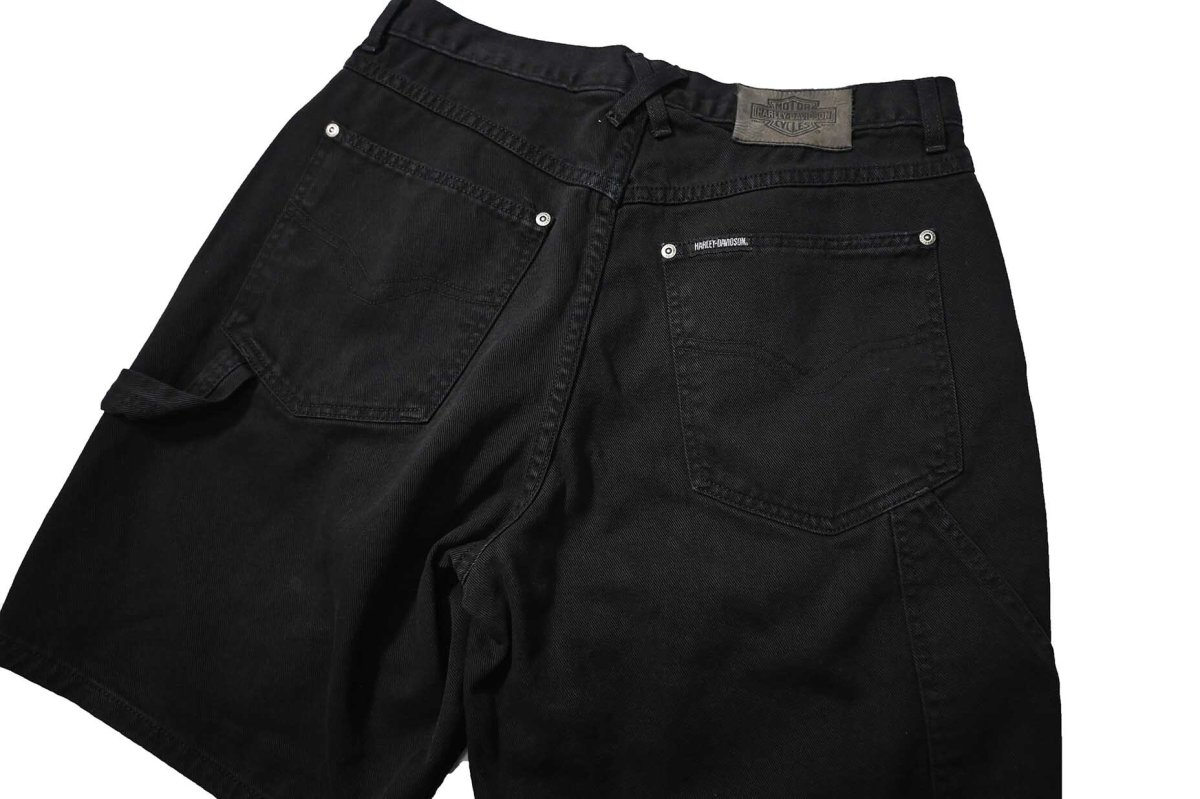 画像4: 90-00s Used Harley-Davidson Denim Shorts made in USA (4)