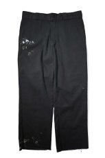 画像1: Used Dickies 874 Flex Painted Work Pants Black (1)