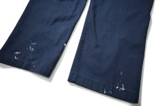 画像4: Used Dickies 874 Painted Work Pants Navy (4)