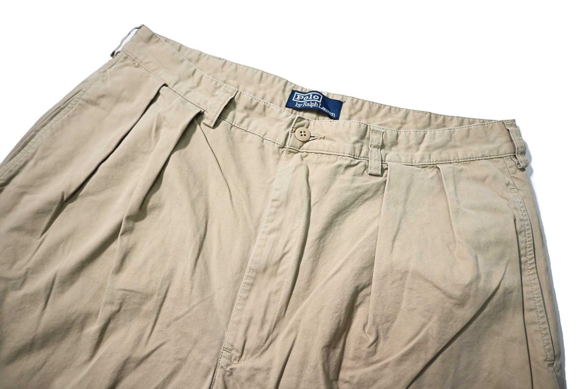 画像2: 90-00s Used Polo Ralph Lauren Andrew Shorts Khaki (2)