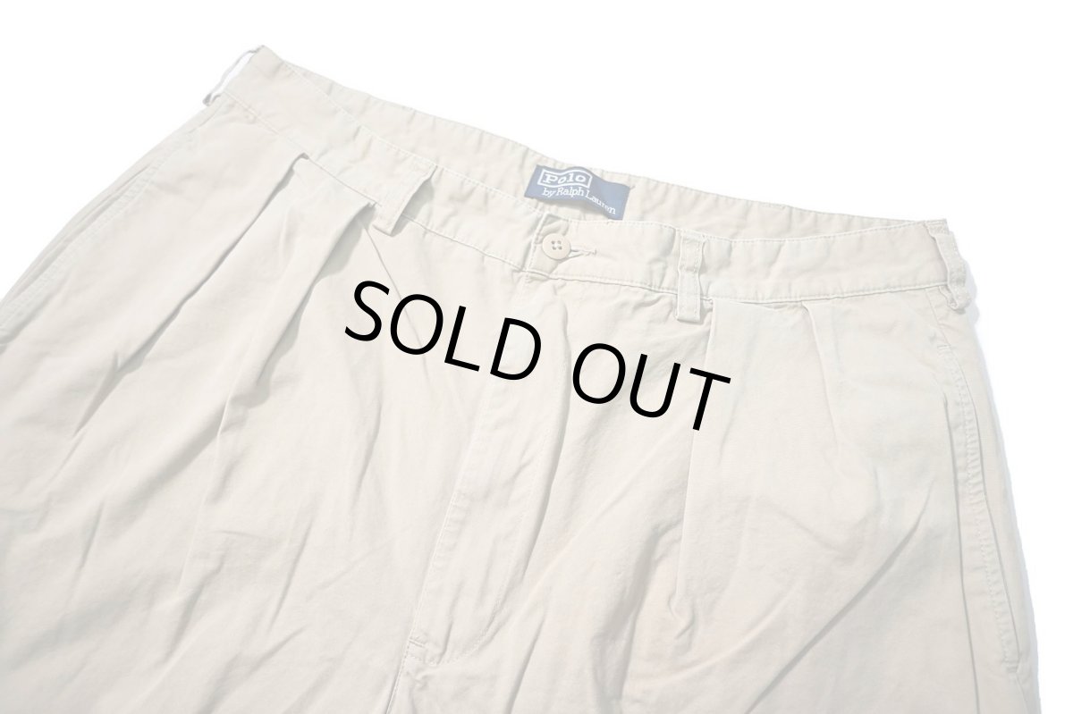 画像2: 90-00s Used Polo Ralph Lauren Andrew Shorts Khaki (2)
