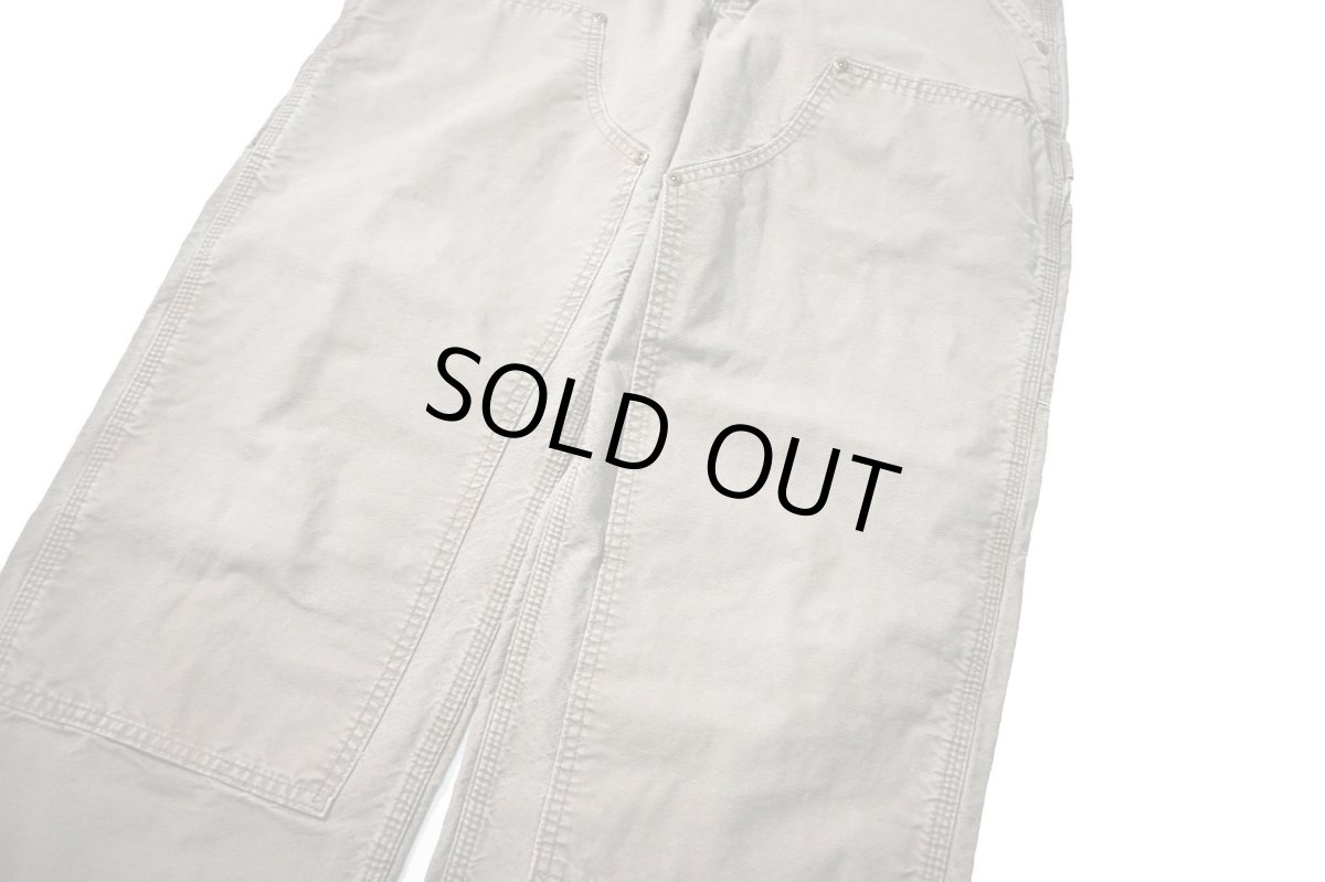 画像4: 16' Used Carhartt B195 Double Knee Canvas Utility Work Pants Light Brown カーハート (4)