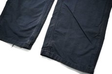 画像3: 19' Used Carhartt B151 Canvas Utility Work Pants Navy カーハート (3)