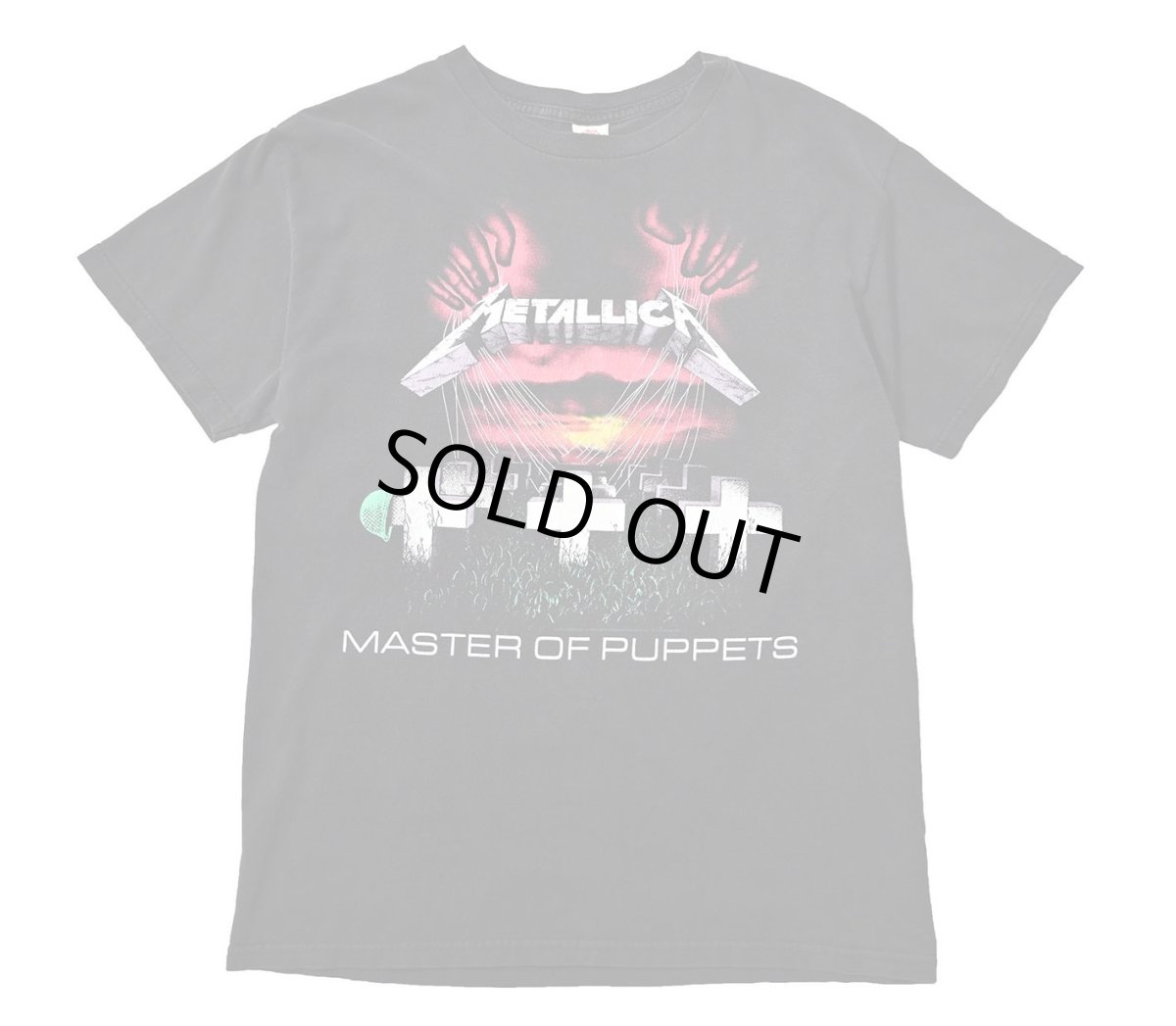 画像1: 00s Used Metallica Print Tee (1)
