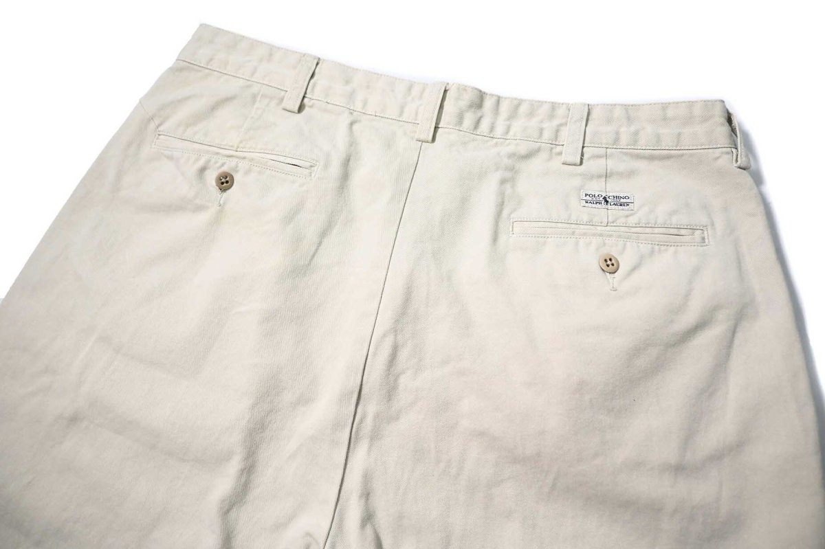 画像3: 90-00s Used Polo Ralph Lauren Tyler Shorts Stone (3)