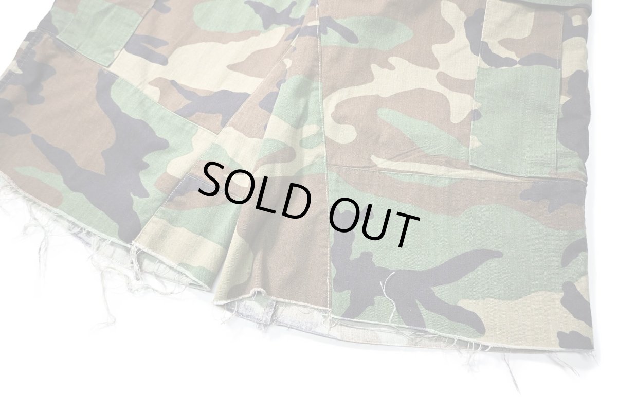 画像3: Used Us Army Customized Combat Jorts Woodland Camo (3)