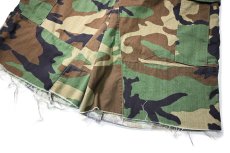 画像3: Used Us Army Customized Combat Jorts Woodland Camo (3)