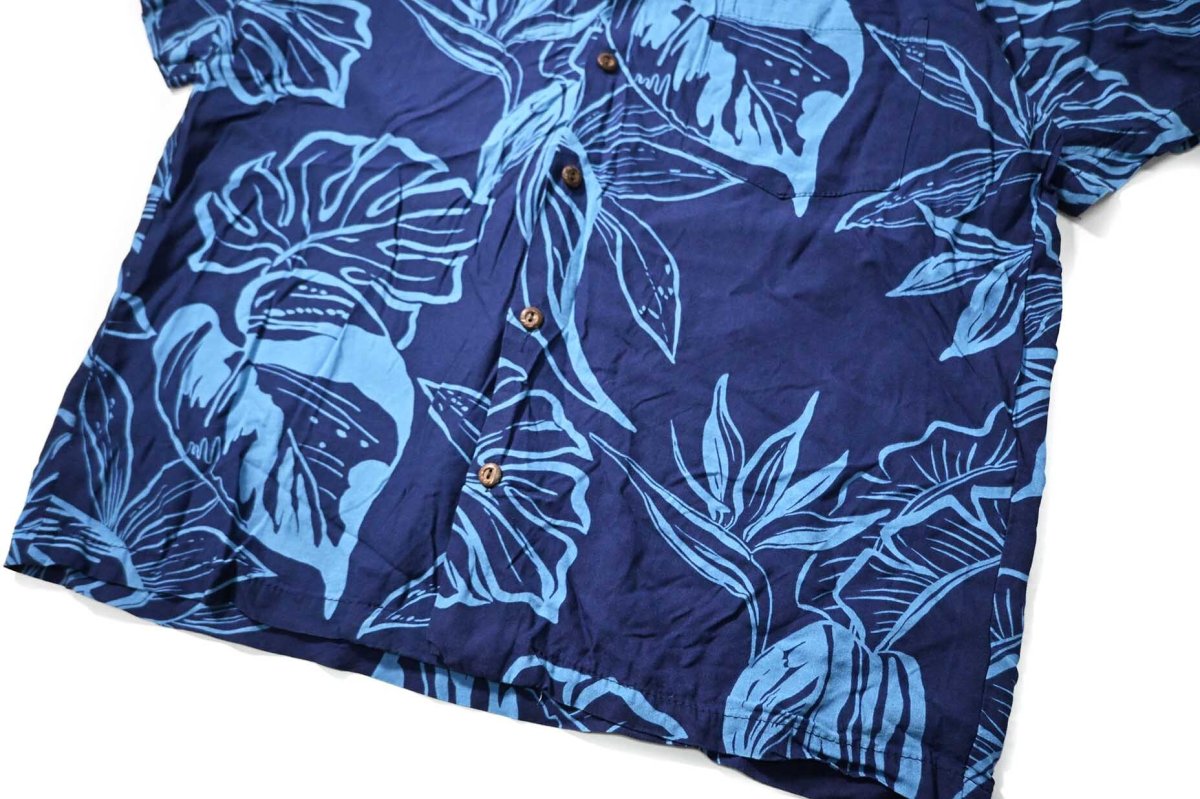 画像3: Used Two Palms Rayon Hawaiian Shirt made in Hawaii (3)