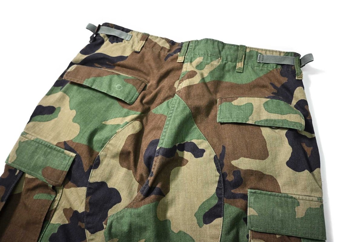 画像4: Used Us Army Customized Combat Jorts Woodland Camo (4)