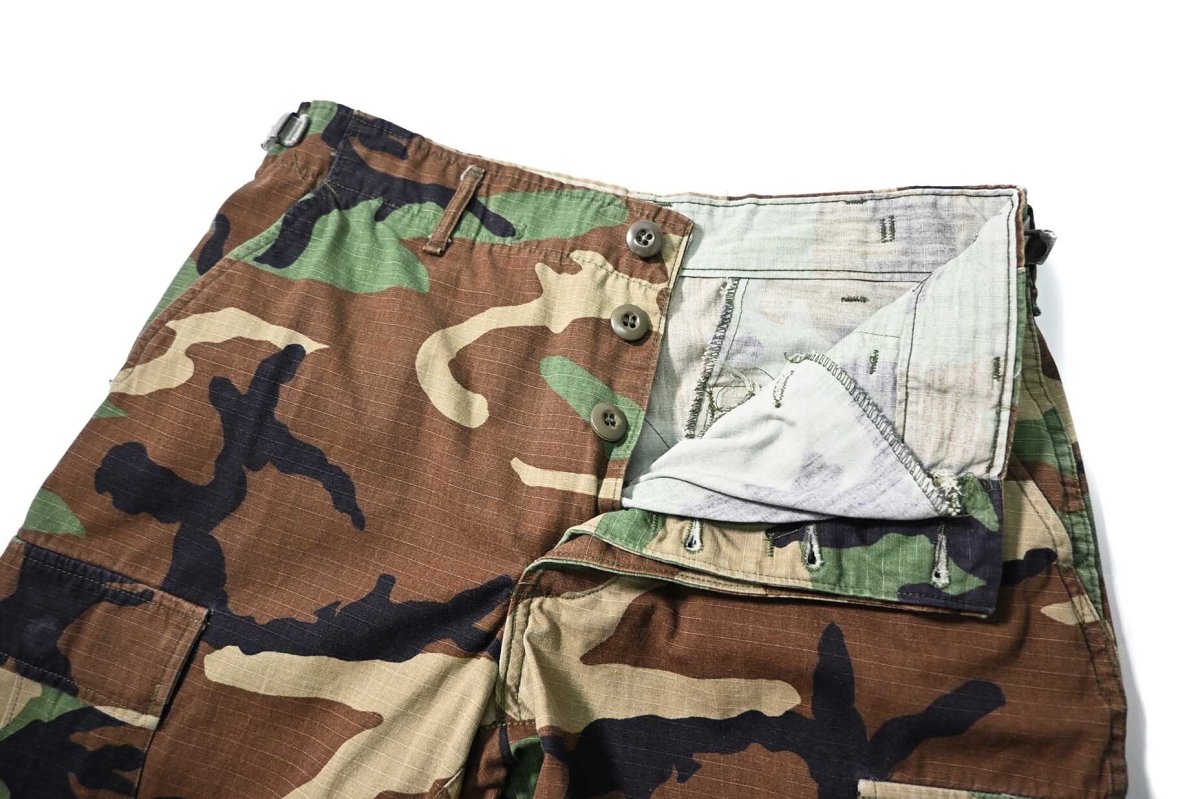 画像5: Used Us Army Customized Combat Jorts Woodland Camo (5)