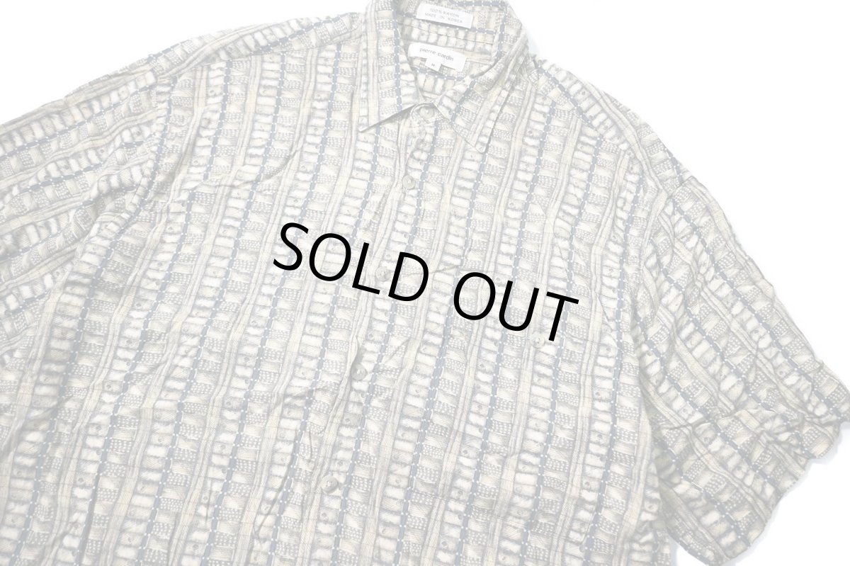 画像2: Used Pierre Cardin Rayon Shirt (2)