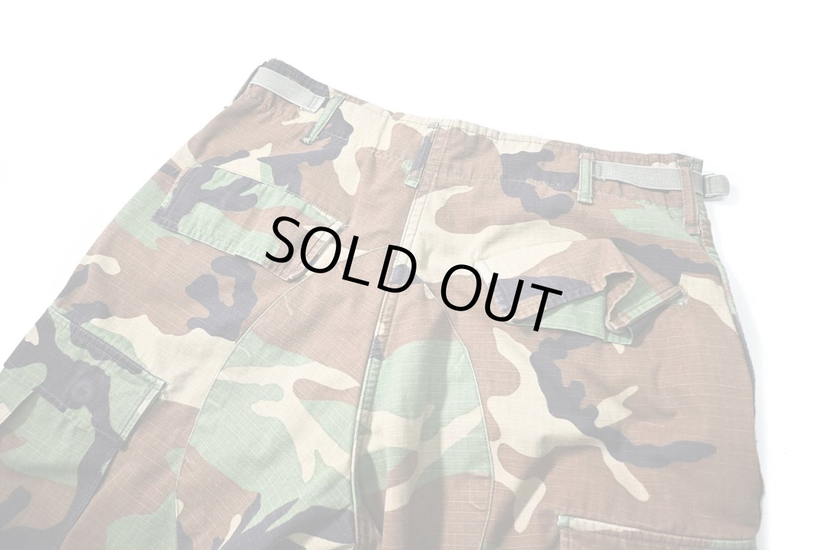 画像4: Used Us Army Customized Combat Jorts Woodland Camo (4)