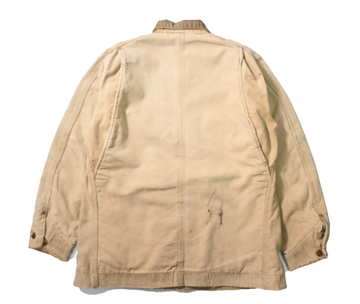 画像2: 70s Used Carhartt Blanket Lined Michigan Chore Coat (2)