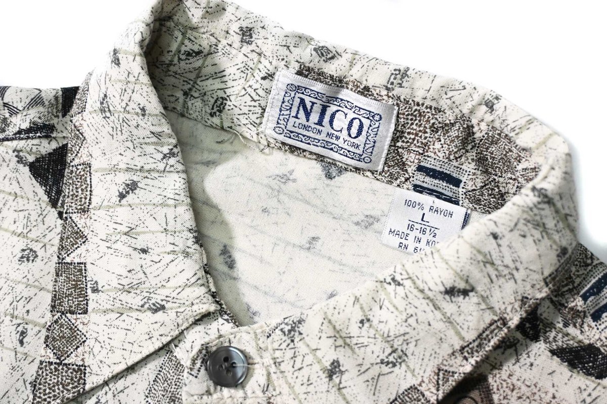 画像3: Used NICO Rayon Shirt (3)