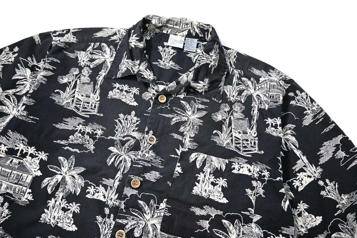 画像2: Used Ocean Pacific Cotton Hawaiian Shirt (2)