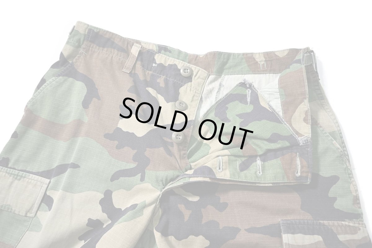 画像5: Used Us Army Customized Combat Jorts Woodland Camo (5)