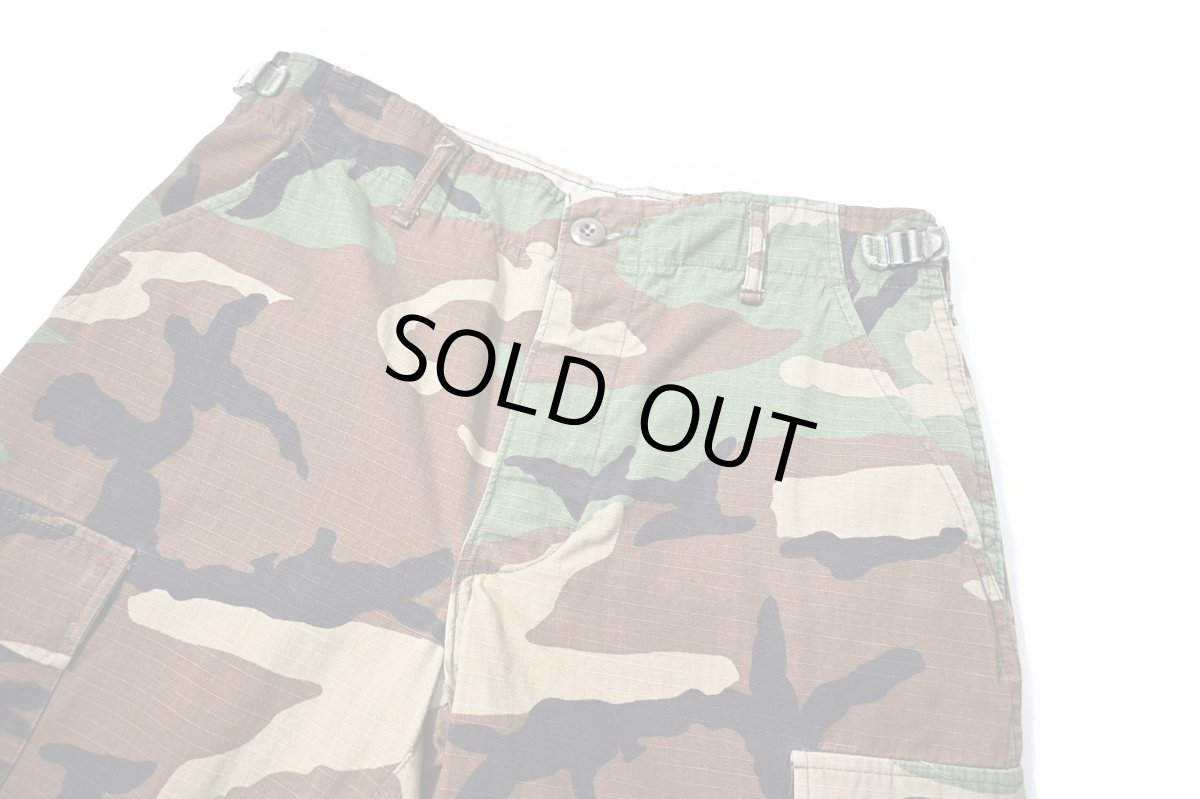 画像2: Used Us Army Customized Combat Jorts Woodland Camo (2)