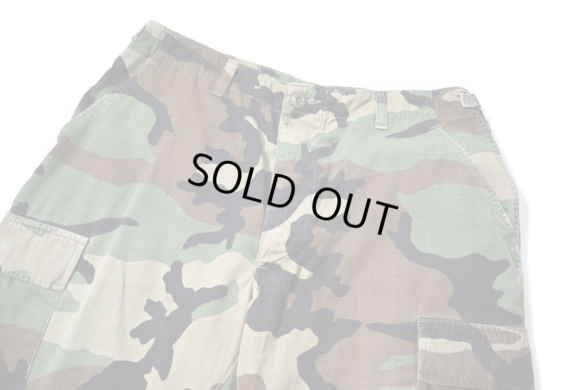 画像2: Used Us Army Customized Combat Jorts Woodland Camo (2)