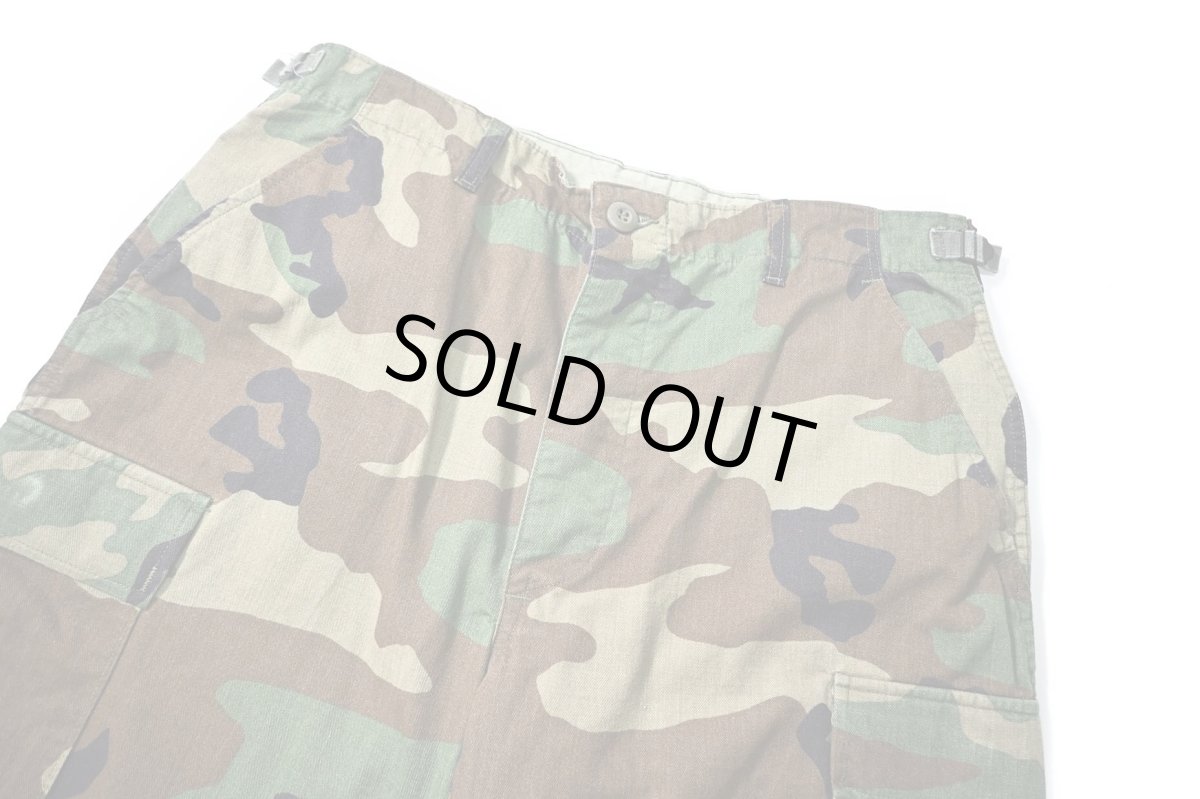 画像2: Used Us Army Customized Combat Jorts Woodland Camo (2)